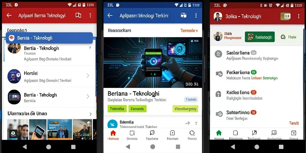 Tampilan antarmuka aplikasi 33L yang modern dan ramah pengguna.
