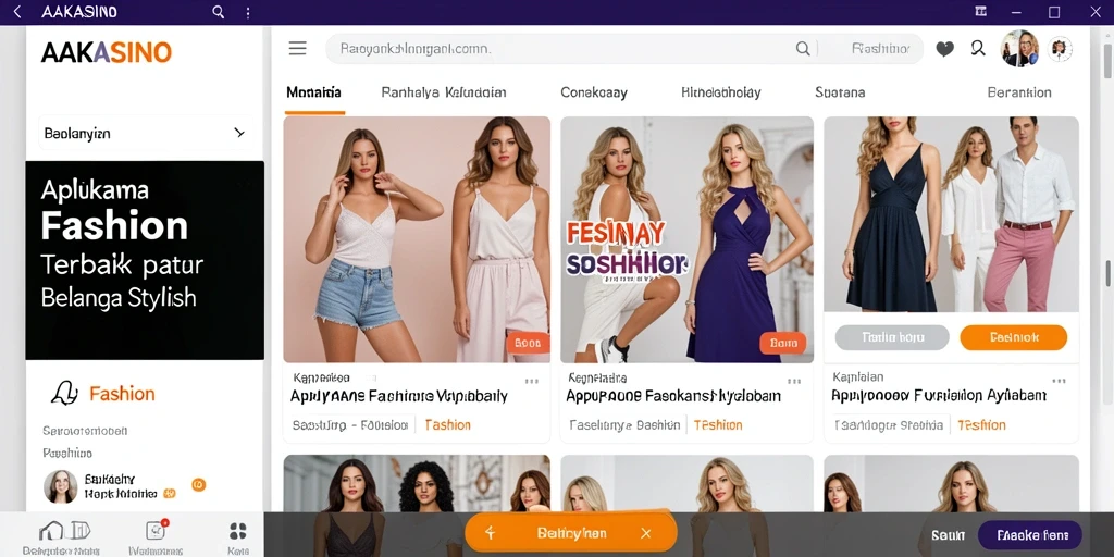 Tampilan antarmuka AAKASINO yang stylish dan intuitif.
