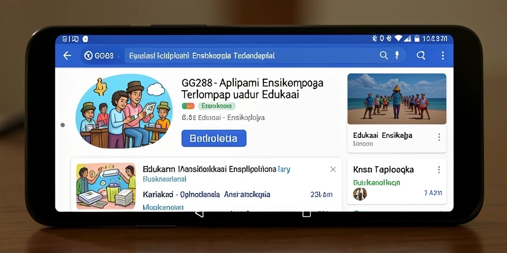 Tampilan antarmuka aplikasi GG288 yang interaktif dan informatif.